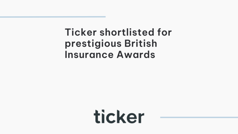 Ticker shortlisted for prestigious British Insurance Awards